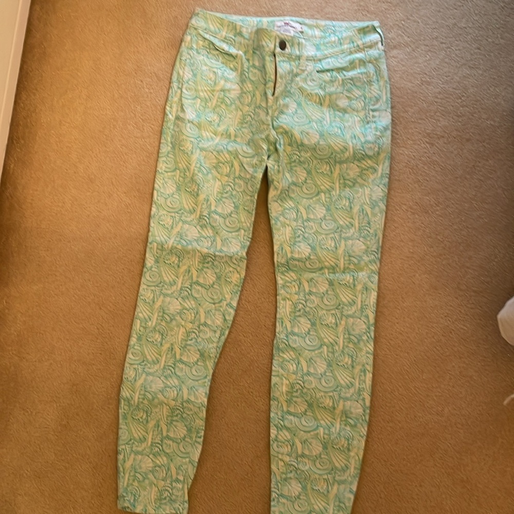 Vineyard Vines Green Seashell Jeans